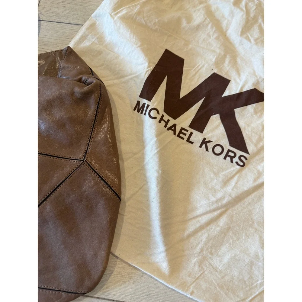VTG Michael‎ Michael Kors Large Leather purse handbag 14 x 16 real leather